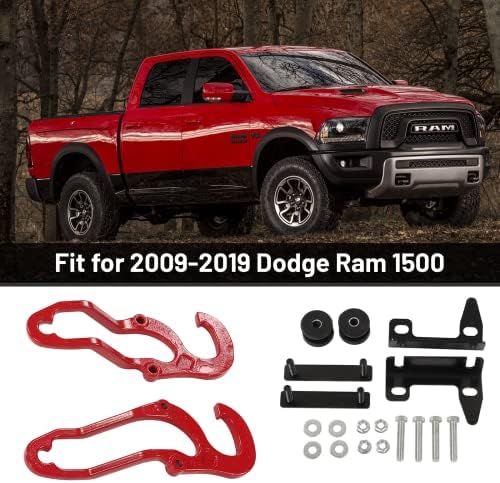 Размерът / видът на предните теглещи превозни куки Plobeda са Подходящи за 2009-2019 Dodge Ram 1500 Замени OEM