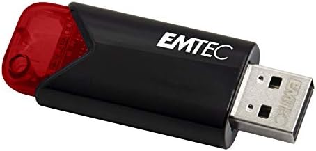 Външен диск Emtec Click Лесно B110 USB 3.0 (3.2) с 16 GB флаш памет- Червен, Черен