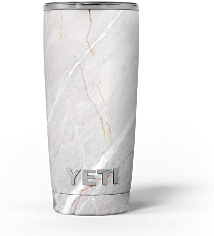 Дизайн Skinz Slate Мраморна повърхност V8 - Набор от винил оберток със стикер на кожата, Съвместим с бокалами Yeti Rambler Cooler Tumbler