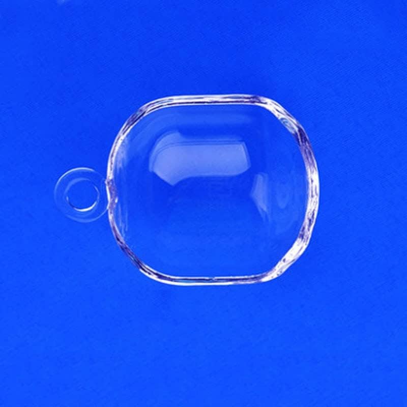 1бр 50 мм*50 мм*25 мм прозрачно кварцевое стъкло кръгло пръстен устата кварцевая лодка устойчиви на Висока температура за лаборатория TYPE2779