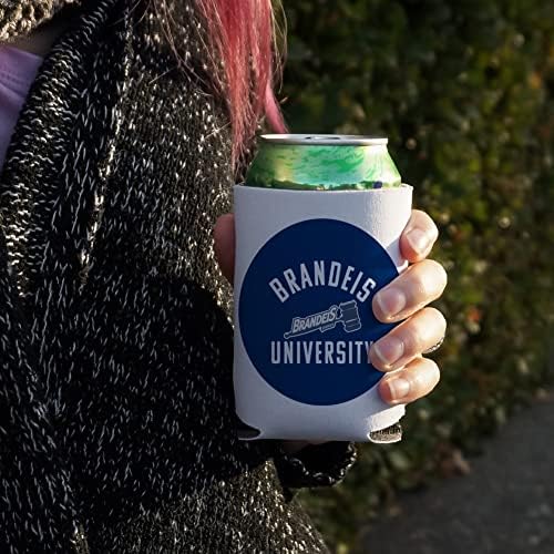 Охладител с Логото на Университета Brandeis за съдии - Сгъваема Изолатор За обнимания ръкави за напитки - Притежателя