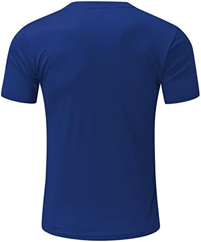 UBST/ Мъжки Летни тениски с къс ръкав, Забавен Графичен принт, Базова тениска с кръгло деколте, Ежедневни Свободна Модна Тениска