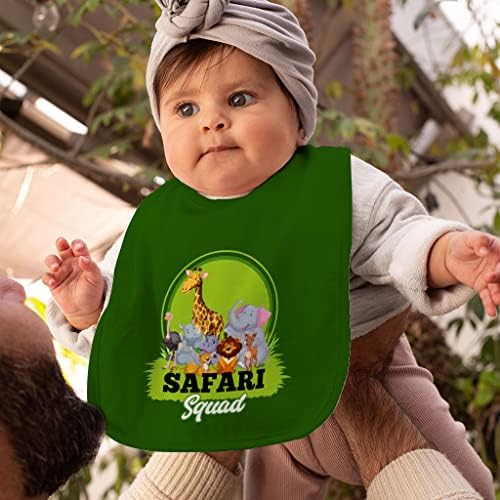 Детски Престилки Safari Animal - Лигавници за Хранене на деца Safari Squad - Красиви Престилки с животни за хранене