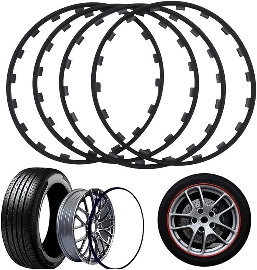 Универсална защита на джантата гуми 16-20 , Защитни елементи на джантите на колелата, Защитно пръстен за довършителни работи