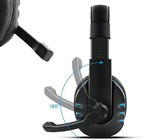 Детска слушалки DaKuan 3,5 мм, Режийни Неподатливостта слушалки с микрофон и контрол на звука и са Съвместими с лаптоп, КОМПЮТЪР, контролер PS4, Xbox One, В комплект с Допълни?