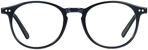 ZENOTTIC Синя Светлина Блокер Очила на Мъже, Жени Реколта Кръгли Компютърни Очила Рамки За Очила Намалява Главоболие Анти-Стрес на Очите
