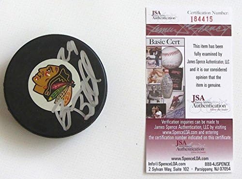 БРАЙЪН БИКЕЛЛ подписа за миене на Купата на ЧИКАГО БЛЕКХОУКС 2013 - JSA I84415 - за Миене на НХЛ с автограф
