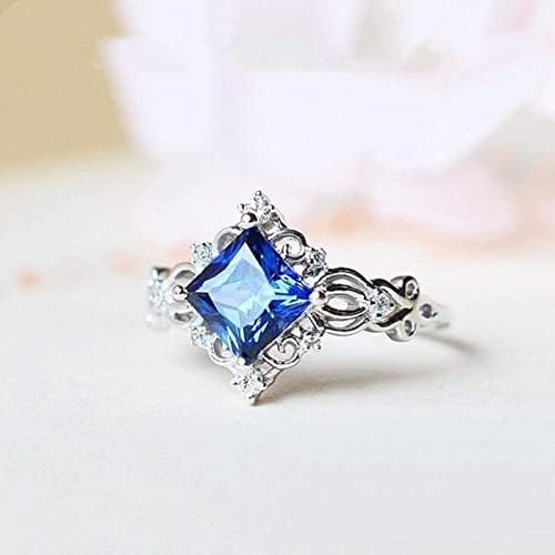 Пръстени за жени, подаръци за рожден ден, 2023, подарочное пръстен с диамант, синьо пръстен, пръстен, пръстен с диамант,
