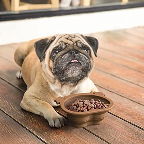 Сгъваеми Купички за Кучета, която може да бъде увеличена Купа За Хранене на Вода За Кучета, Пътна Купата, Не Съдържа BPA Преносима