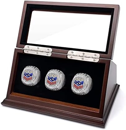 Витрина за шампионски пръстени CHEZ MONETT, Голяма Кутия за съхранение на пръстените (Еспресо, 7 слота)