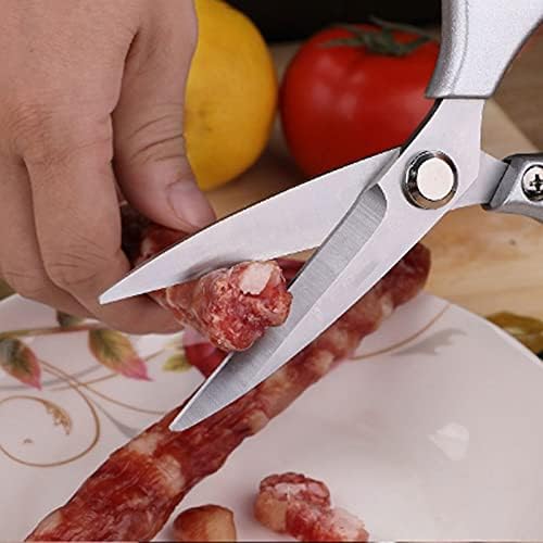 Ножици за бродерия GOOFFY Мощна Ножица, с удобна дръжка, Използвайте стомана, Размер: 21 * 9,5 cm, сребристи, нескользящие