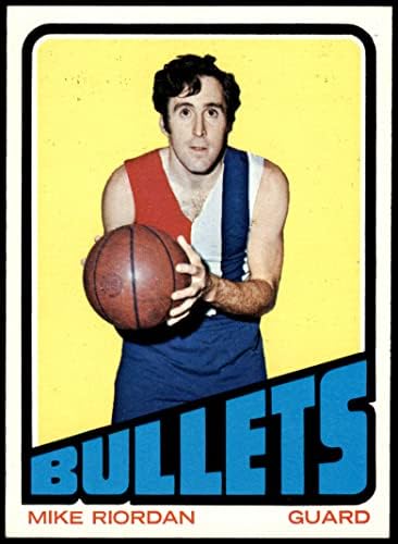 1972 Topps 37 Майк Риордан Балтимор Буллитс (Уизардс) (Баскетболно карта) в Ню Йорк+ Буллитс (Уизардс) Колеж Провидънс