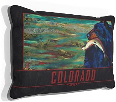 Холщовая възглавница Colorado Upstream Bounty за дивана дома и офиса, картини с маслени бои на художника Кари Plc