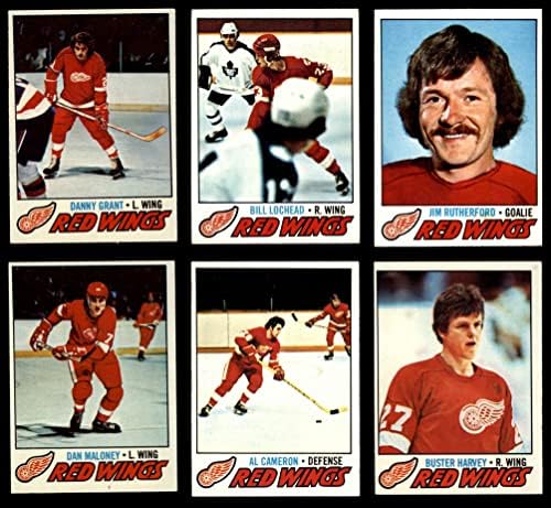1977-78 Топпс Детройт Ред Уингс Сет отбор Детройт Ред Уингс (сет) на БИВШИЯ Ред Уингс