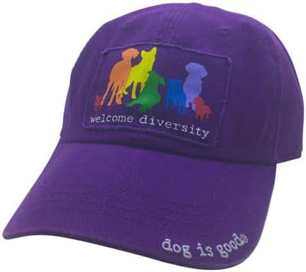 Кучето Е Добре, Е Добре Дошъл Разнообразие От Бейзболна Шапка Лилав Цвят