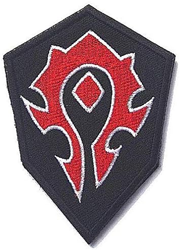 Декоративна нашивка с бродерия на World of warcraft Horde (цвет1)