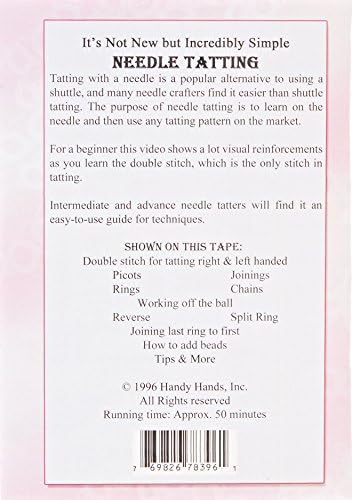 Книга за фриволите Handy Hands DVD10N, Розов