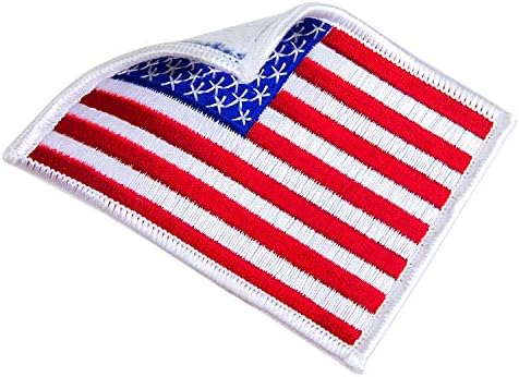 WAYDA 10 X Ленти с флага на сащ, Выгладить или Шият Емблема на Униформи, Нашивка с кука за Повдигане на Бойния дух на американското