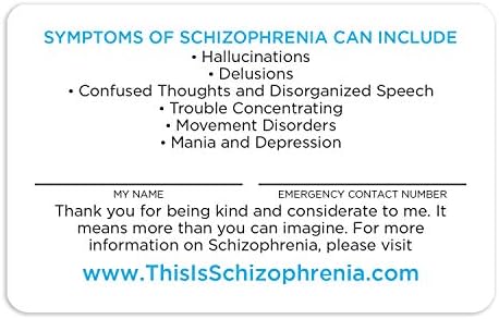 Имам карта за помощ при шизофрения 3 бр.