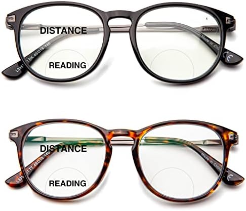 Дамски Бифокални очила за четене Jo 2pk - Компютърни Очила за четене, блокиране на Синя светлина, с Пружинным