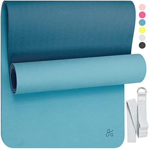 Велика Goods Професионален килимче за йога - Подложка за упражнения за фитнес, равновесие и стабилност | Много голям, много