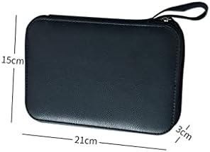 ZSEDP Пътна Малка кутия за Бродерия, Чанта за Бродерия, Преносимо Малко Домашно мини-ръководство за ръчно шев (Цвят: черен