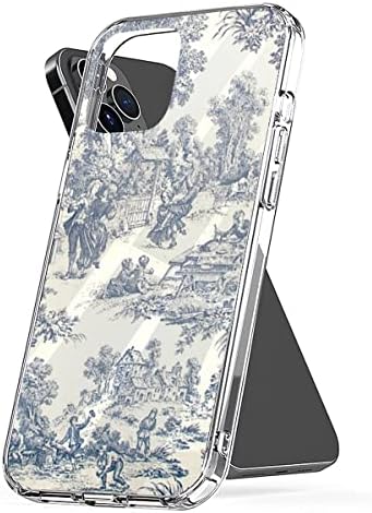 Калъф за телефон Toile Cover De Accessories Jouy устойчив на удари Номер 2 е Съвместим с iPhone 14 13 12 11 X