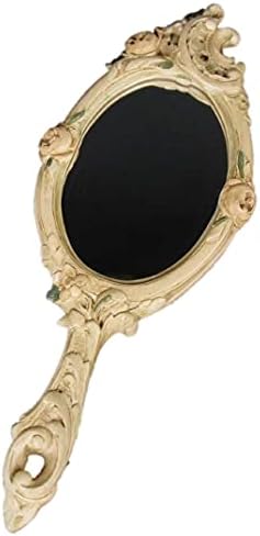 Елегантно Вътрешно Огледало 77084HM в стил ар нуво За Ръце Rose За Грим