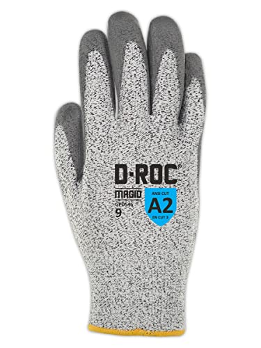 Работни ръкавици MAGID общо предназначение Dry Grip Level A2, Устойчиви на гумата, 12 PR, С антиоксидантна полиуретанова