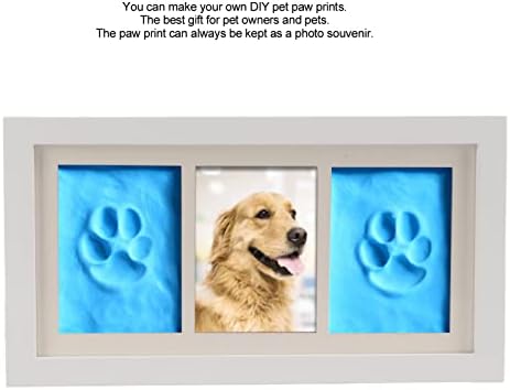 Рамка за снимки с Отпечатък от Лапа nwejron, Определени за сувенири с Отпечатък от Лапа в Памет на Котки (Синята мръсотия)