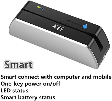 Bluetooth X6BT VIP Card Reader Писател Енкодер Скенер за четене на карти