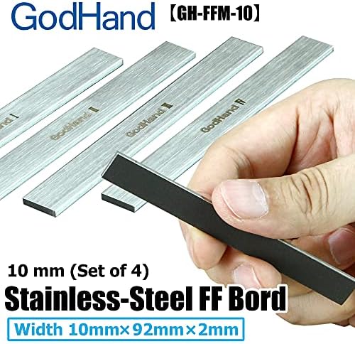 GodHand от неръждаема стомана FF Bord 10 mm (комплект от 4 броя) GH-FFM-10 за пластмасови модели