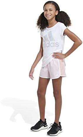 Тъкани панталони Иноходца с Голям Еластичен колан adidas за момичета в Цвят Блока