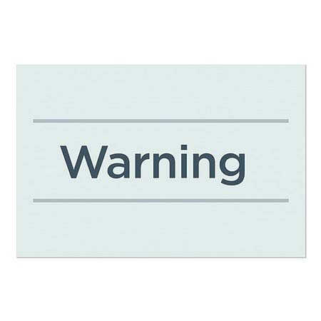 CGSignLab |Предупреждение -Базов цвят Тюркоаз Изчисти полето от етикети | 30 x20