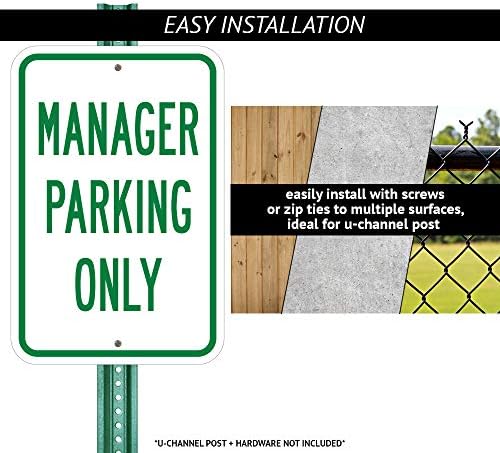 Паркинг за 15 минути - Само за паркиране в магазина Ups | Паркинг знак от толстостенного на алуминий с размер 12 X 18 инча, защитен от ръжда | Защитете вашия бизнес и община