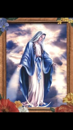 Комплекти за Диамант картини на Дева Мария 5D Пълно Пробиване на Изкуството САМ Планински Кристал, Комплект За Бродиране Боя