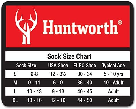 2 Опаковки Чорапи за обувки от смес от вълна Huntworth Heavyweight Heavyweight