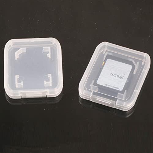 Пластмасови Карти с Памет Карта Box Калъф 100 бр./лот Прозрачен Стандартна SD SDHC Калъф за Карта Памет, стойка за