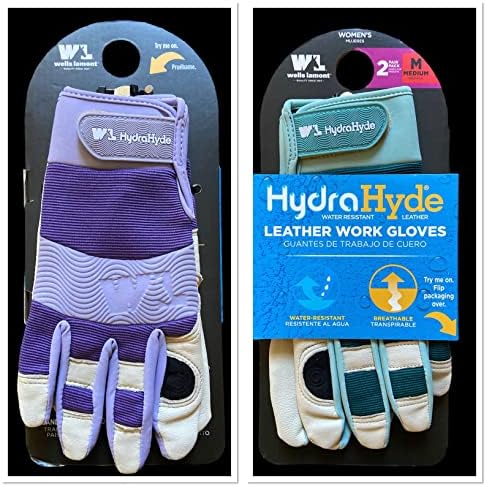 Wells Lamont 2 чифта женски работни ръкавици HydraHyde Размер M