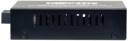 Мрежова duplex однорежимный удължител Трип Lite с меден конектор RJ-45 Ethernet оптични влакна SC, с дължина на вълната 1310 nm, скорост 10/100 Mbps, разстояние 9,3 Мили / 15 км, в гаранция 2