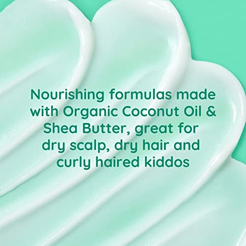 Шампоан и балсам за коса Bubbsi с кокосово масло за деца и бебета | Органично кокосово масло, масло от шеа |
