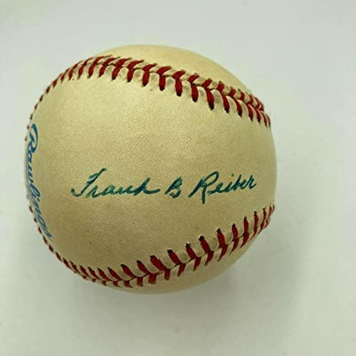 Франк Райбер подписа договор с Американската лига бейзбол Макфейл Детройт Тайгърс JSA COA - Бейзболни топки