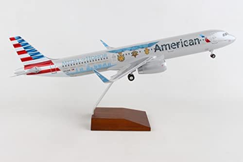Медал на Ivelin SkyMarks American A321 1/100 w/Wood & Gear