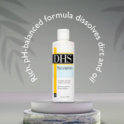 DHS Regular Shampoo 8oz Шампоан за ежедневно почистване на косата - Формулата на шампоан с рН балансирана се Разтваря