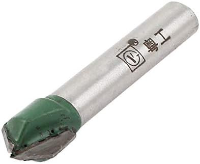 Нов Lon0167 1/4 тренировка с дупка 3/8 Надеждна ефективността на рязане Диаметър на метал V Канали Fresa Сребристо-зелен цвят (id: 698 84 ad 7fa)