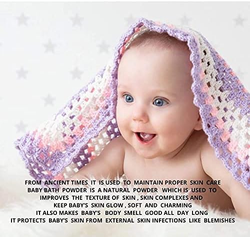 Monis Натурална детска присыпка за баня за по-Здрава, мека и нежна кожата на Бебето - 227 G