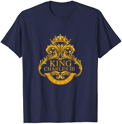 Крал Карл III Коронацията на 6 Май Британски Спомен Лондон Тениска