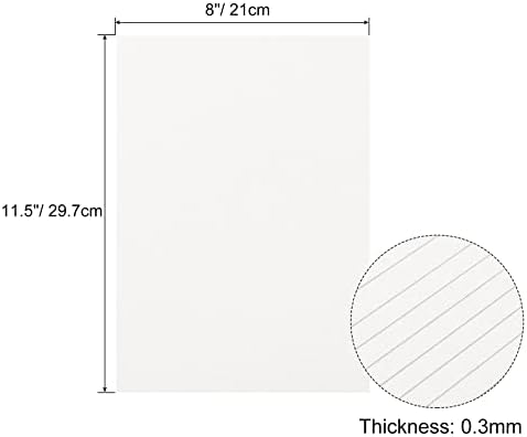 Картонена хартия MECCANIXITY Shimmer, 25 Листа, 8x11,5 Инча, 92 Кг / 250 гр / см, Двустранен, за сватби, рождени