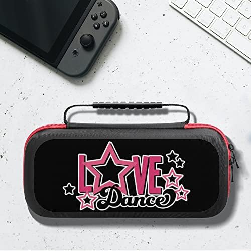 Калъф за носене Love Dance Switch, Съвместими с Nintendo Switch, Защитен Твърд Калъф, Преносима Чанта с 20 Игрални