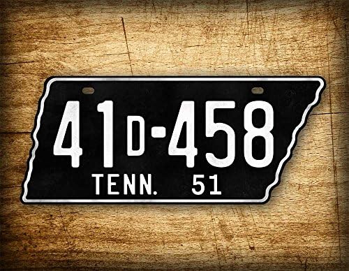 SignsAndTagsOnline 1944 Реплика Регистрационен номер TN По поръчка под формата на щата Тенеси Антични Персонални Автоматична